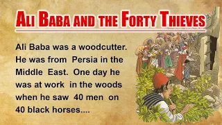 Learn English Through Stories | 🦚Ali Baba and the Forty Thieves | 🦚Level 2 | 🦚Story Verse