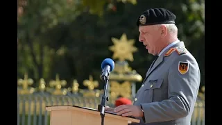 60 years 5th Company Guard Battalion - Speech Brigadier General Henne (German)