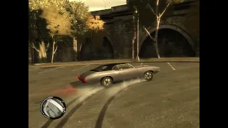 GTA 4 как лопаются колёса!