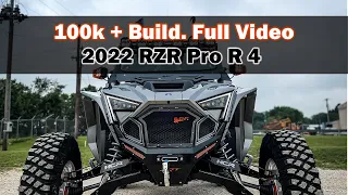 2022 RZR Pro R ABF roll cage and Full Build! **Uncut walkthrough.