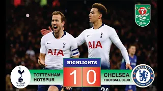 Carabao Cup  : Tottenham vs Chelsea 1-0 Highlights & All Goals / Semi Final LEG-1