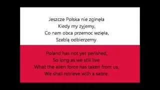 HYMN POLSKI - NATIONAL ANTHEM OF POLAND (lyrics)