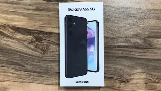 Samsung Galaxy A55 5G Unboxing & Setup for the first time