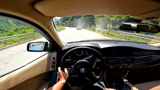 BMW 530d E60 | POV | Acceleration | Automatic