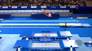 PFLEIDERER Matthias (GER) M - 2019 Trampoline Worlds, Tokyo (JPN) - Qualification Trampoline R1