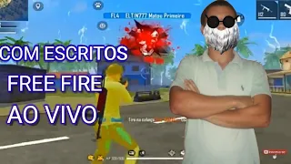 live on🔴free fire ao vivo🔴//com escritos