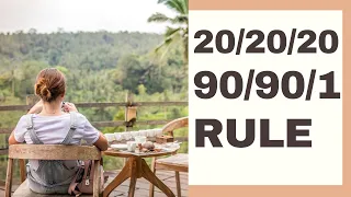 THE 20 20 20 Rule AND 90/90/1 RULE by Robin Sharma | The 20/20/20 formula