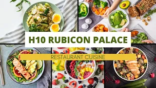 Meals at the 5* H10 Rubicon Palace, Playa Blanca, Lanzarote restaurants