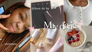 May diaries 🎀| unboxing album do blackpink, skincare routine, cinema com amigas…