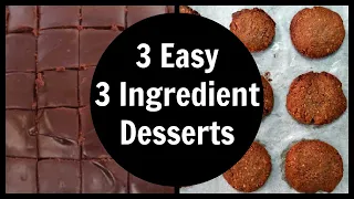 3 Easy 3 Ingredient Desserts Recipes