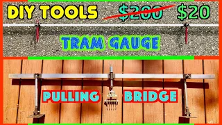 How To Make a TRAM GAUGE AND A PULLING BRIDGE DIY For DIRT CHEAP Autobody Measurement Equipment
