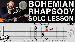 Bohemian Rhapsody Guitar Solo Lesson & Analysis - Brian May / Queen (How to Play Tutorial)