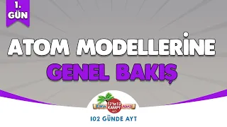 📌1.GÜN | Atom Modellerine Genel Bakış 🤓 Kimya Adası #aytkimya