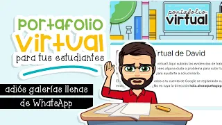 PORTAFOLIO DE EVIDENCIAS VIRTUAL PARA ESTUDIANTES 📚 Dile adiós a tus galerías llenas de WhatsApp 🎉