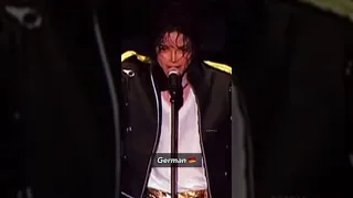 Michael Jackson speaks foreign languages