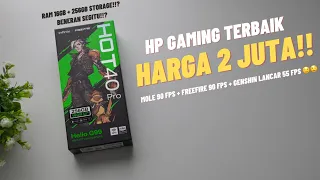 FIX HP 2 JUTA PALING KENCENG!!! GENSHIN 55 FPS TANPA LAG!! HANDS ON + GAMING TEST INFINIX HOT 40 PRO