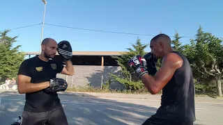 Boxe Anglaise technique et enchainement aux Pattes d'ours🥊🥊