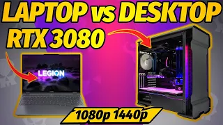 RTX 3080 Laptop vs Desktop | 1080p 1440p Gaming