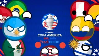 ¡Predicción de la Copa América 2024🇺🇸! #countryballs #argentina #copaamerica ~Sant94ball