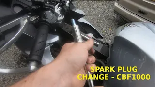 How To Change Spark Plugs On A Honda CBF1000 06 - 11