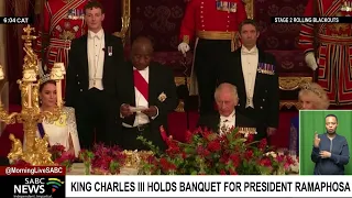 King Charles III holds banquet for President Ramaphosa