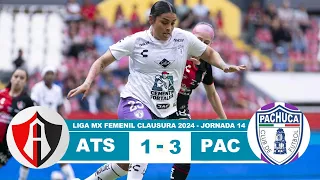 Atlas Femenil vs Pachuca 1-3 Resumen Goles 2024