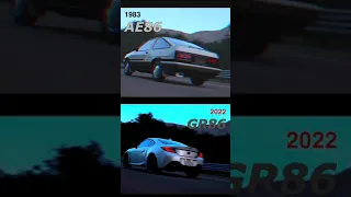 [GR86 vs AE86] Which would you choose? GT Sport #shorts