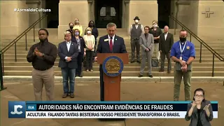 Autoridades eleitorais dizem não haver indícios de fraude na eleição presidencial dos Estados Unidos