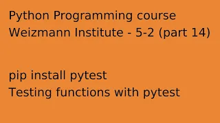 Python programming course 2024.12 part 14