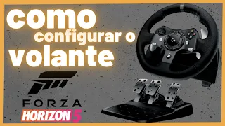 COMO CONFIGURAR O VOLANTE NO FORZA HORIZON 5 - LOGITECH G920,G27,G29,G23