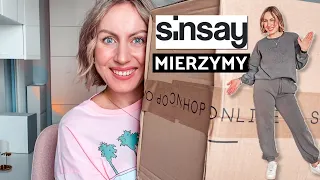 MIERZYMY - SINSAY | Błękitny garnitur, VIRALOWY trench, modne dodatki za dobre pieniądze