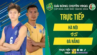 Tường thuật | HÀ NỘI vs ĐÀ NẴNG | Bảng Nam - Giải bóng chuyền VĐQG cúp HCĐG 2024