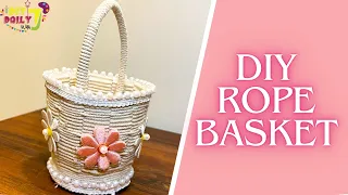 DIY Rope Basket with @DiyDailywithTJ