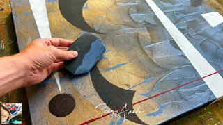 Unleash Your Creativity with the Catalyst Sculptor Stone: Abstract Art Tutorial on a 3D Canvas - DIY