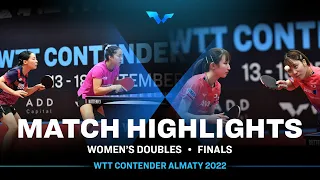 Shin Yubin/Choi Hyojoo vs Hina Hayata/Miu Hirano | WD | WTT Contender Almaty 2022 (Final)