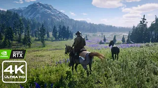 Realistic Graphics Red Dead Redemption 2 Gameplay [4K HD 60FPS PC]