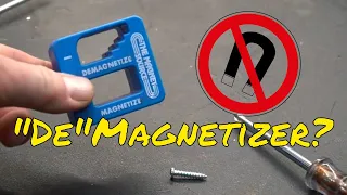 Screwdriver Magnetizer and Demagnetizer for Tips, Bits and Small Tools!  New Tool Day Tuesday!