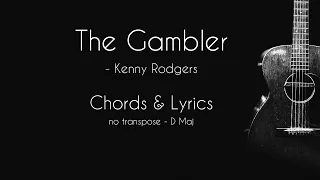 The Gambler   Kenny Rodgers Guitar Chords & Lyrics D Maj