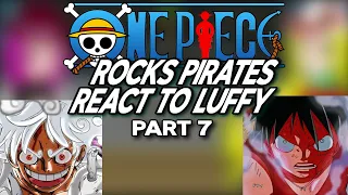 || Rocks Pirates react to Luffy || One Piece || Gacha