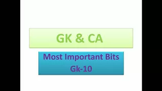 Most important bits Gk-10