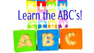 Learn Alphabet ABC with Block Letters! For Kids, Preschool, Kindergarten, Babies, Toddlers