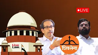 SUPREME COURT LIVE- CJI CHANDRACHUD'S BENCH. -SHIVSENA RIFT-ARGUMENTS ON MERIT-DAY 6 [SESSION-2]