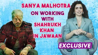 Sanya Malhotra FIRST Reaction On Working With Shahrukh Khan In Jawan | Exclusive Interview