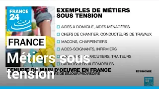 Métiers sous tension en France : vers la création d'un titre de séjour provisoire • FRANCE 24