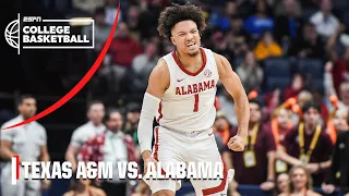 Alabama DOMINATES Texas A&M | Full Game Highlights | ESPN College Basketball