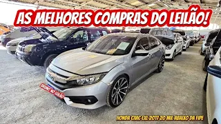 OS CARROS MAIS PROCURADOS NO LEILÃO COM PREÇO NUNCA VISTO ! #brunonoleilao