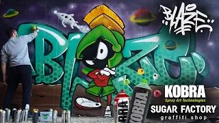 Marvin the Blazeian 👽 GRAFFITI Looney tunes style