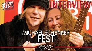 MICHAEL SCHENKER (Fest) - interview @Linea Rock 2018 by Barbara Caserta