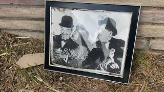 Grave of Oliver Hardy of Laurel & Hardy.