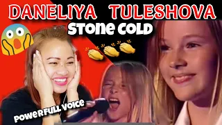 DANELIYA TULESHOVA |STONE COLD(Demi Lavato) #reactiondaneliya